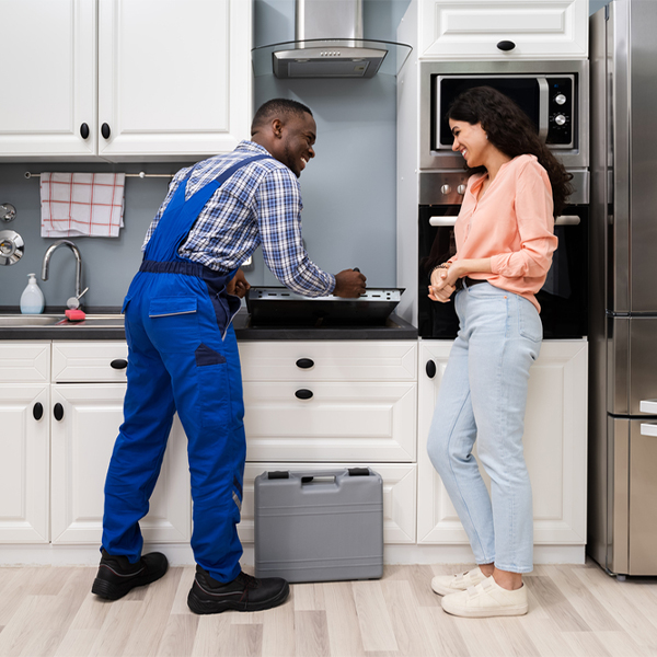 can you provide an estimate for cooktop repair before beginning any work in Franklin